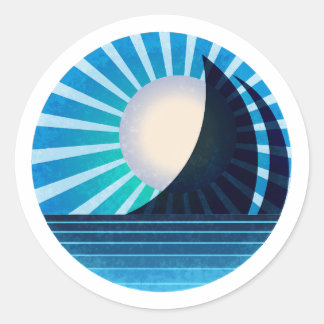 サンライトセイルステッカー真夜中 ラウンドシール