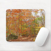 サンライトダップ秋トレイルアットローレルヒルパーク マウスパッド (マウス)