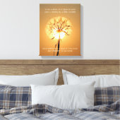 サンライトダンデリオン感動的自然詩 キャンバスプリント (インサイチュ (寝室))