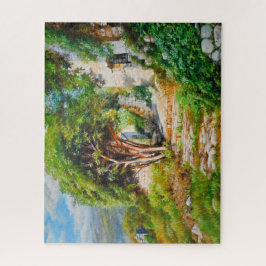 サンライトツリーの古代遺跡 – 油絵 ジグソーパズル