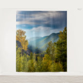 サンライトバレー//秋のカラーフォレスト タペストリー (正面)