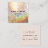 サンライトパステルレインボーグランジ スクエア名刺 (正面/裏面)