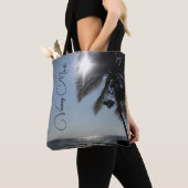 サンライトパームツリー海パーソナライズされたバカイモード トートバッグ (クローズアップ)