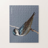 サンライトプロフィールの木のツバメSongbird ジグソーパズル (縦)