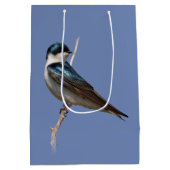 サンライトプロフィールの木のツバメSongbird ミディアムペーパーバッグ (裏面)