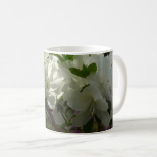 サンライトホワイトツツツツツジ美しい春の花 コーヒーマグカップ