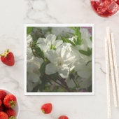 サンライトホワイトツツツツツジ美しい春の花 スタンダードランチョンナプキン (インサイチュ)