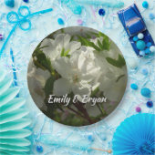 サンライトホワイトツツツツツジ美しい春の花 ペーパープレート (パーティー)