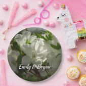 サンライトホワイトツツツツツジ美しい春の花 ペーパープレート (パーティー)