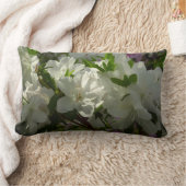 サンライトホワイトツツツツツジ美しい春の花 ランバークッション (ブランケット)