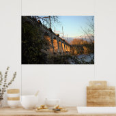 サンライトポスターで照らされた橋 ポスター (キッチン)