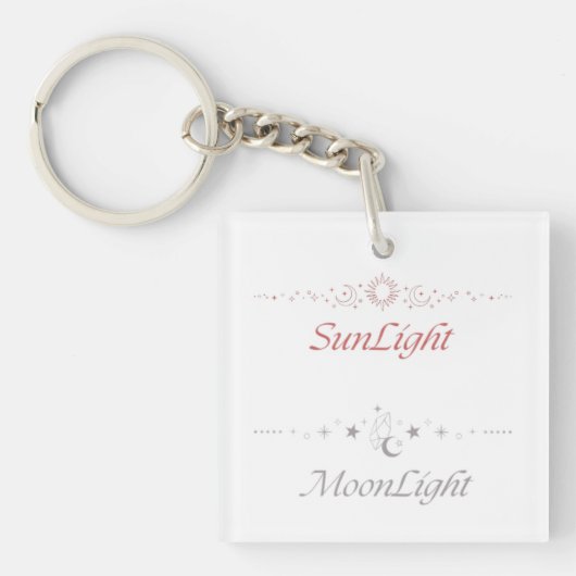 サンライトムーンライトアート キーホルダー (正面)