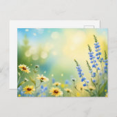 サンライトメドウウォーターの色 ポストカード (正面/裏面)