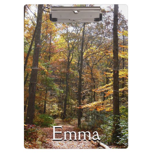 サンライト秋トレイルインローレルヒル州パーク クリップボード (正面)