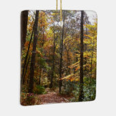 サンライト秋トレイルインローレルヒル州パーク セラミックオーナメント (右)