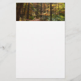 サンライト秋トレイルインローレルヒル州パーク 便箋