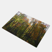 サンライト秋森林秋の風景 ドアマット (アングル)