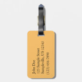 サンライト秋森林秋の風景 ラゲッジタグ (裏面縦)