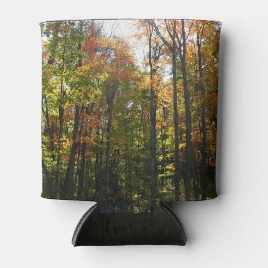 サンライト秋森林秋の風景 缶クーラー (正面)