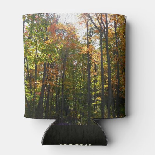 サンライト秋森林秋の風景 缶クーラー (裏面)