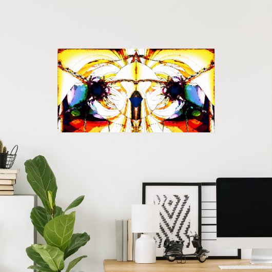 サンライト色 ポスター (ホームオフィス)