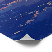 サンライト雰囲気鮮やかイラストレーションアートスタイル ポスター (角)