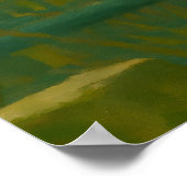 サンライト静寂 – 森林光の中のユキヒョウ ポスター (角)