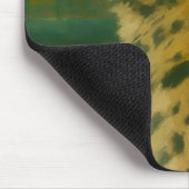 サンライト静寂 – 森林光の中のユキヒョウ マウスパッド (コーナー)