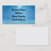 サンライト・イン・海・ビジネス・カード 名刺 (正面/裏面)