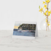 サンライト&ブルース カード (黄色い花)