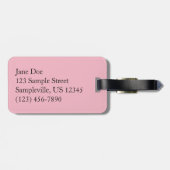 サンライト《植物》スイレンピンクフローラウォーターガーデン ラゲッジタグ (裏面横)