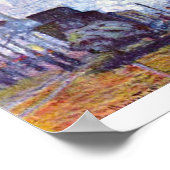 サンラザレ駅，パリバイクロードモネ ポスター (角)