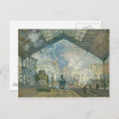 サンラザレ駅（1877年） ポストカード (正面/裏面)