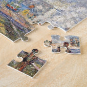 サンラザレ駅、Exterior View by Claude Monne ジグソーパズル (側面)