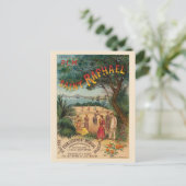 サンラファエルフランスヴィンテージポスター1893 ポストカード (スタンド正面)