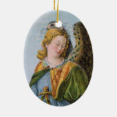 サンラファエル・ザ・アーチャンゲル(詳細; M 017) セラミックオーナメント (裏面)