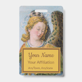 サンラファエル・ザ・アーチャンゲル(詳細; M 017) バッジ