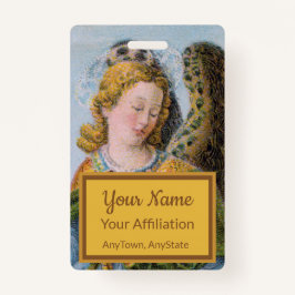 サンラファエル・ザ・アーチャンゲル(詳細; M 017) バッジ