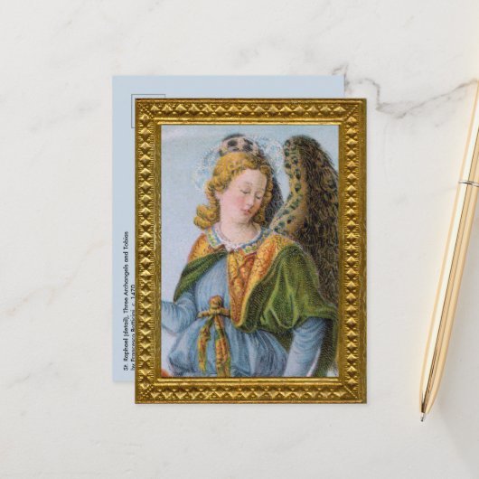 サンラファエル・ザ・アーチャンゲル(詳細; M 017) ポストカード (正面/裏面インサイチュ)