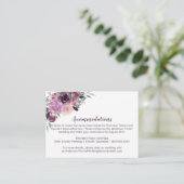 サンリア パープル モーブ 花柄の宿泊施設 | エンクロージャーカード (スタンド正面)