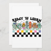 サンリオキャラクターホリデーアイススケートで滑るフード付きスウェットシャツ 招待状 (正面/裏面)