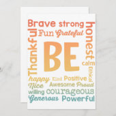 サンリオペックルクラシックフード付きスウェットシャツ 招待状 (正面/裏面)