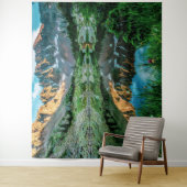 サンリッジ湖反射//野生の花 タペストリー (インサイチュ)