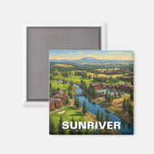 サンリバーオレゴン旅行 マグネット (正面/裏面)