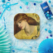 サンリリー[サンクタリリアス] (by Gabriel Rossetti) ペーパープレート (パーティー)