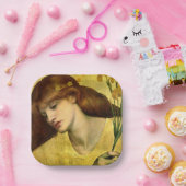 サンリリー[サンクタリリアス] (by Gabriel Rossetti) ペーパープレート (パーティー)