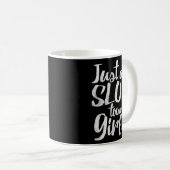 サンルイスオビスポカリフォルニアジャストアスロタウン コーヒーマグカップ (正面右)