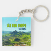 サンルイスオビスポカリフォルニアヴィンテージ キーホルダー (裏面)