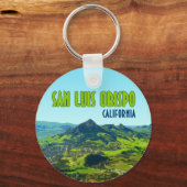 サンルイスオビスポカリフォルニアヴィンテージ キーホルダー (正面)