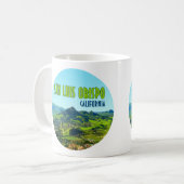 サンルイスオビスポカリフォルニアヴィンテージ コーヒーマグカップ (正面左)